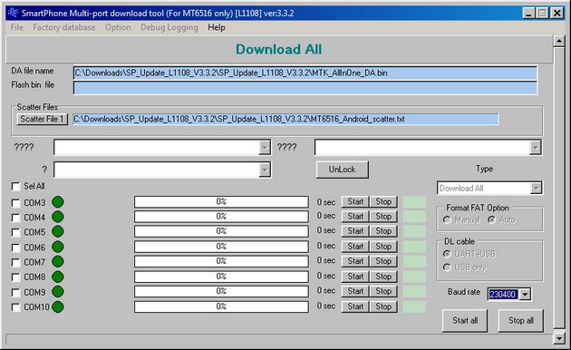 MTK SP Multi Port Download Tool (All Versions)