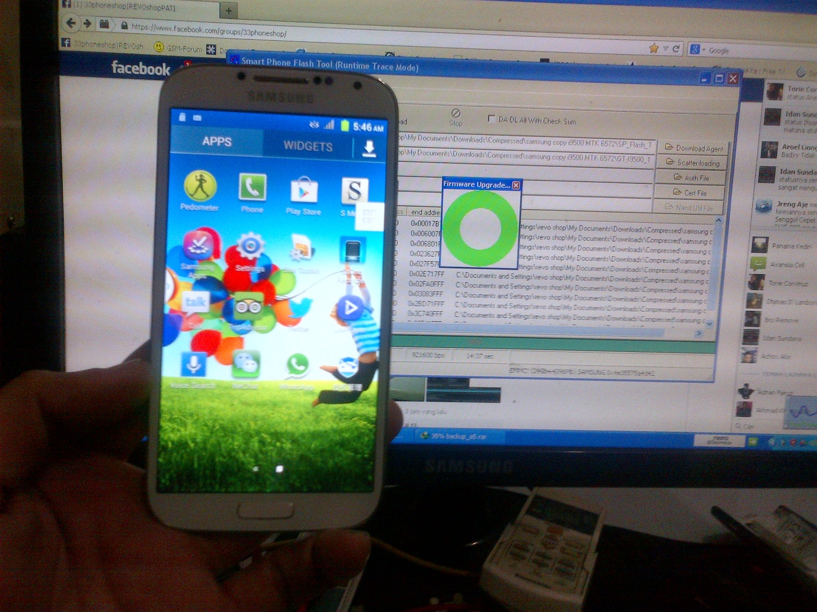 Samsung Clone Galaxy S4(i9500) MT6572 Firmware