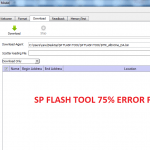 SP Flash Tools All Error